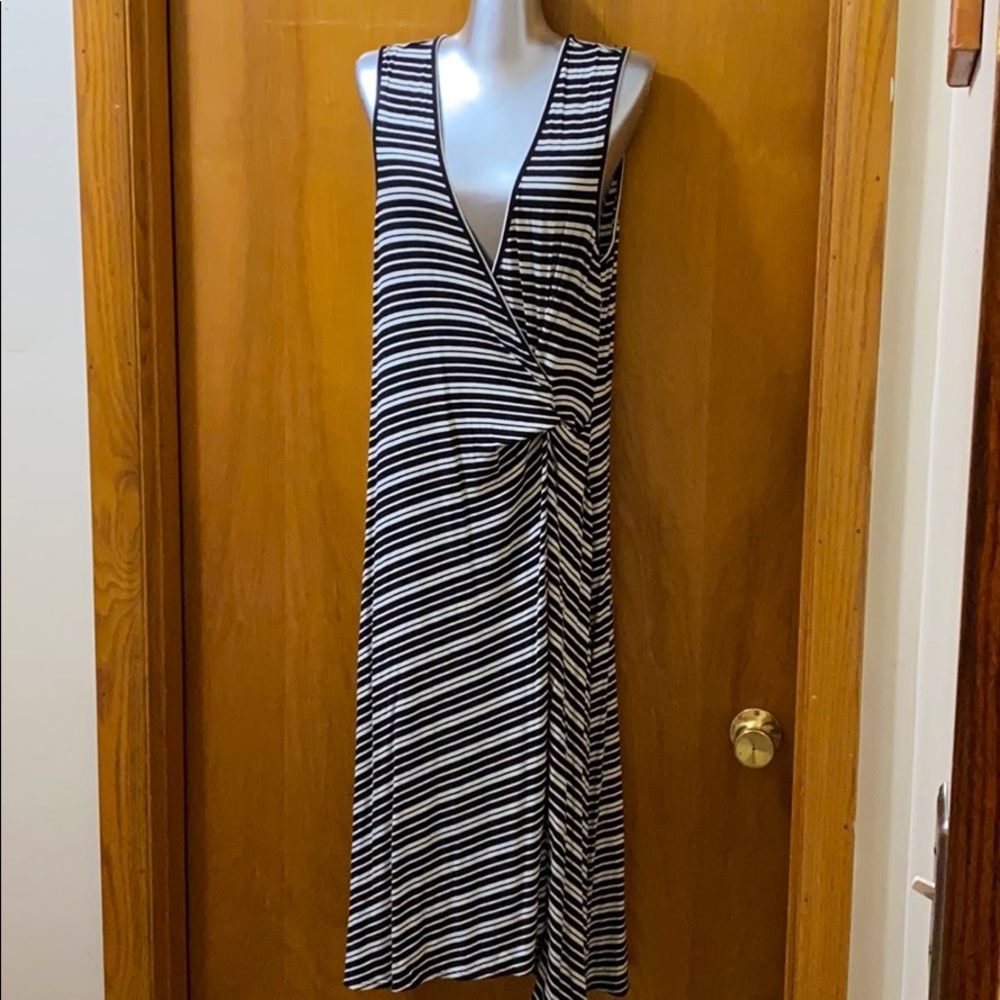 B&W Max Studio faux wrap dress - L